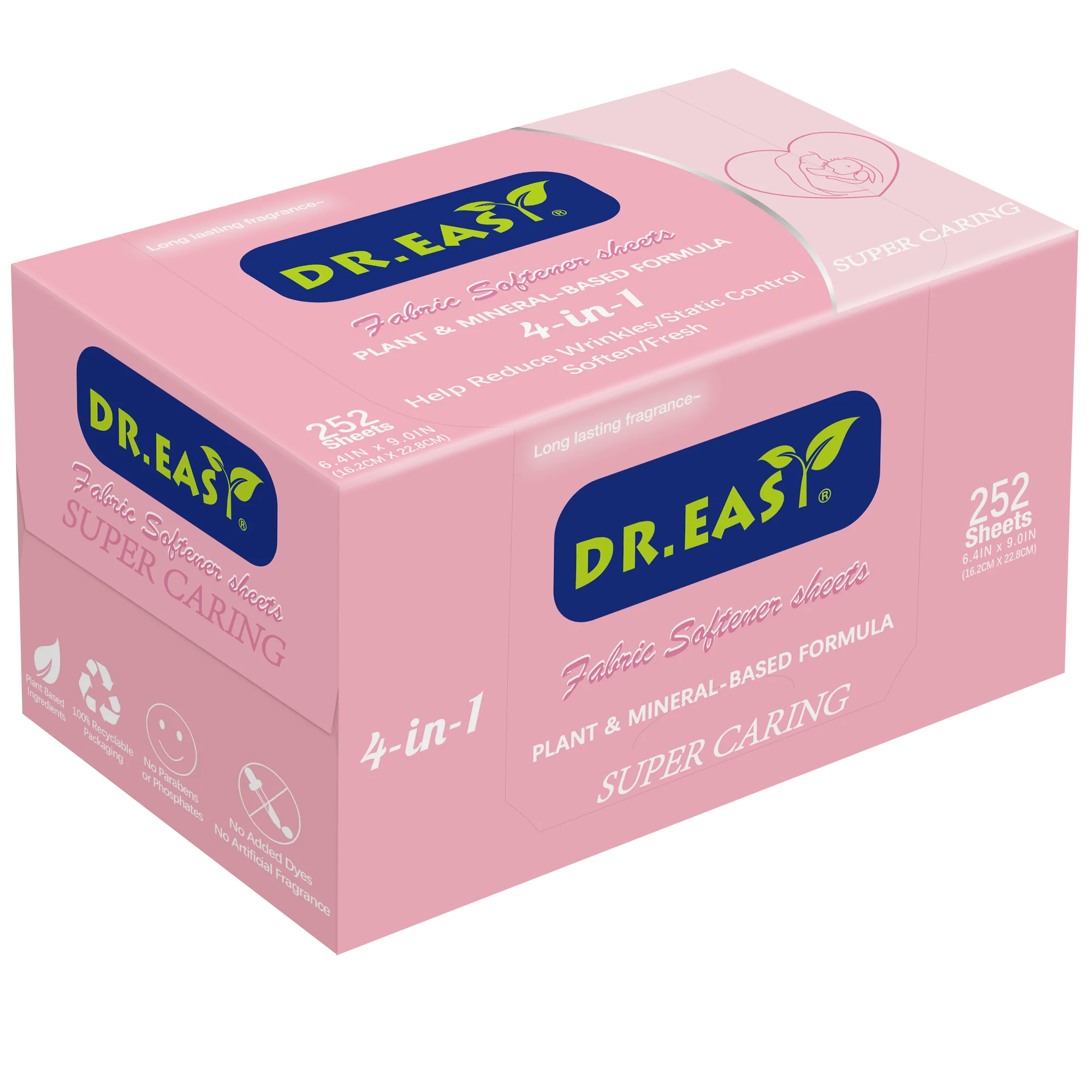 Organic Fabric Softener Dryer Sheets Fabric Softener Strips