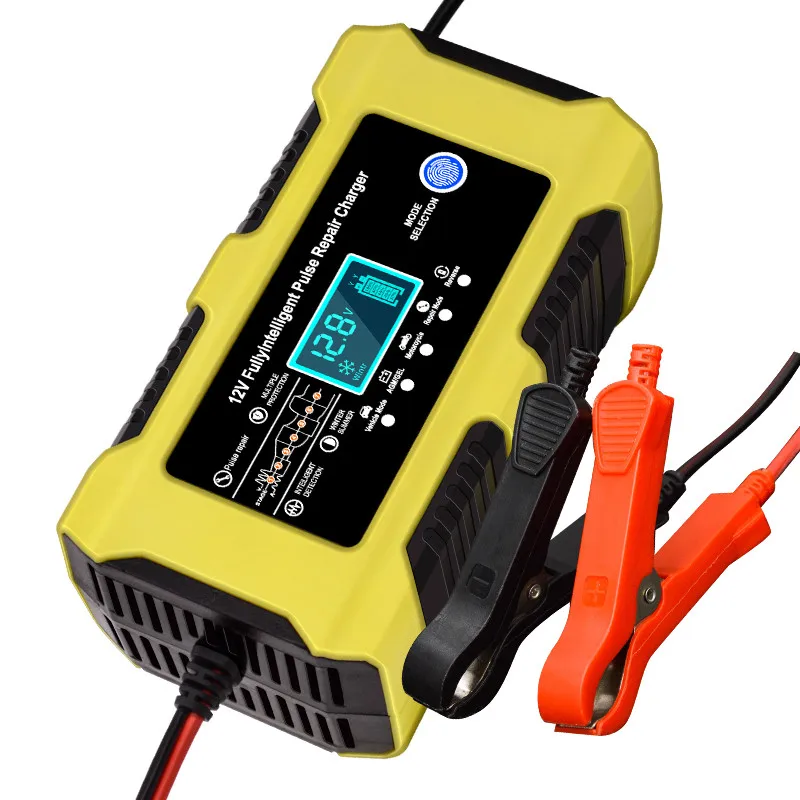2025 New Digital Display Model 12V6A Repairable Lead-Acid Battery Charger High Efficiency New Product