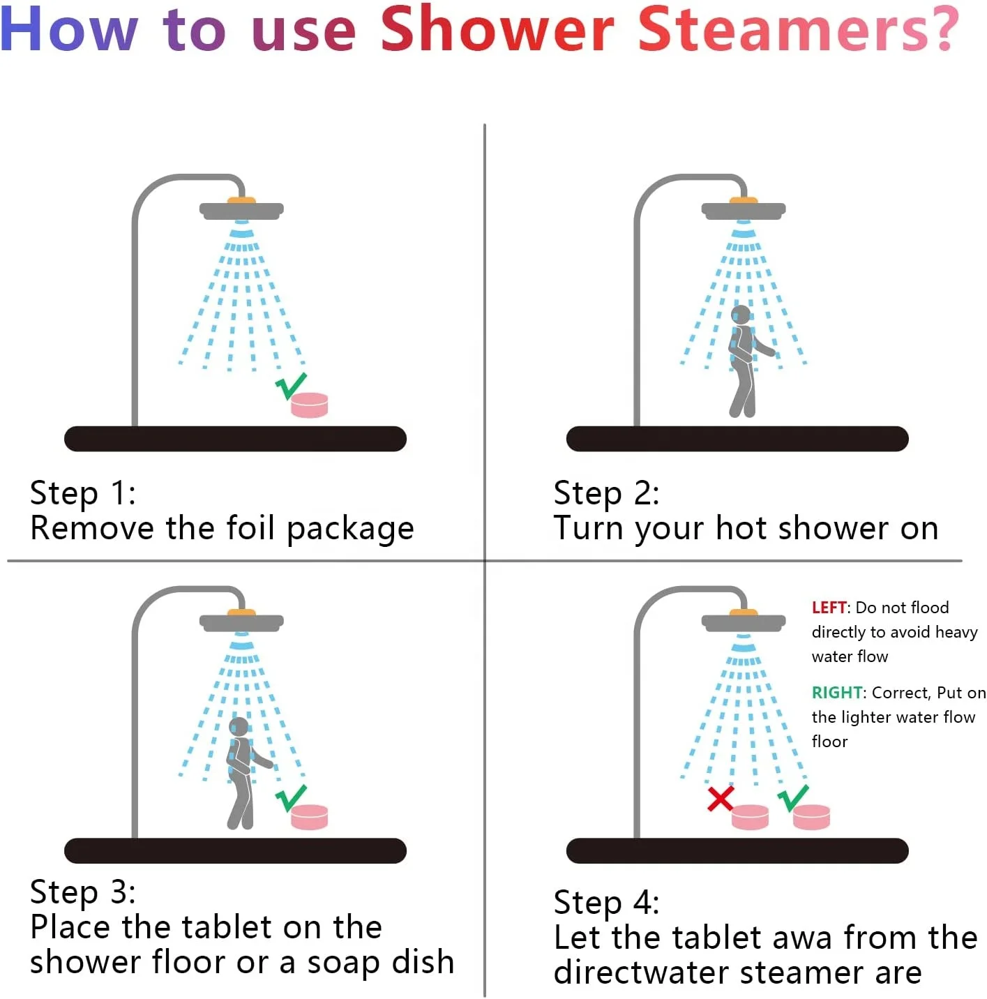 Muran Oem Wholesale Natural Private Label Essential Oil Shower Bomb Set