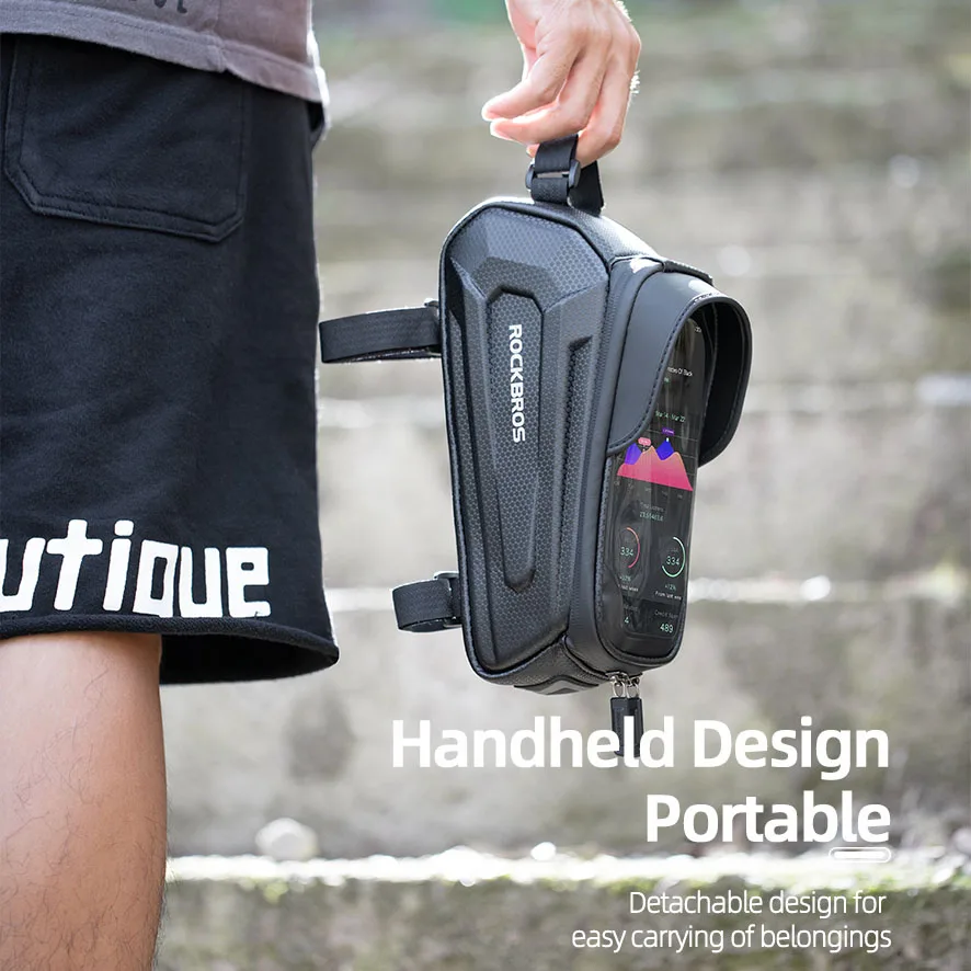 Rockbros - Sacoche de cadre pour vélo - Étanche - Sacoche de vélo - Support de