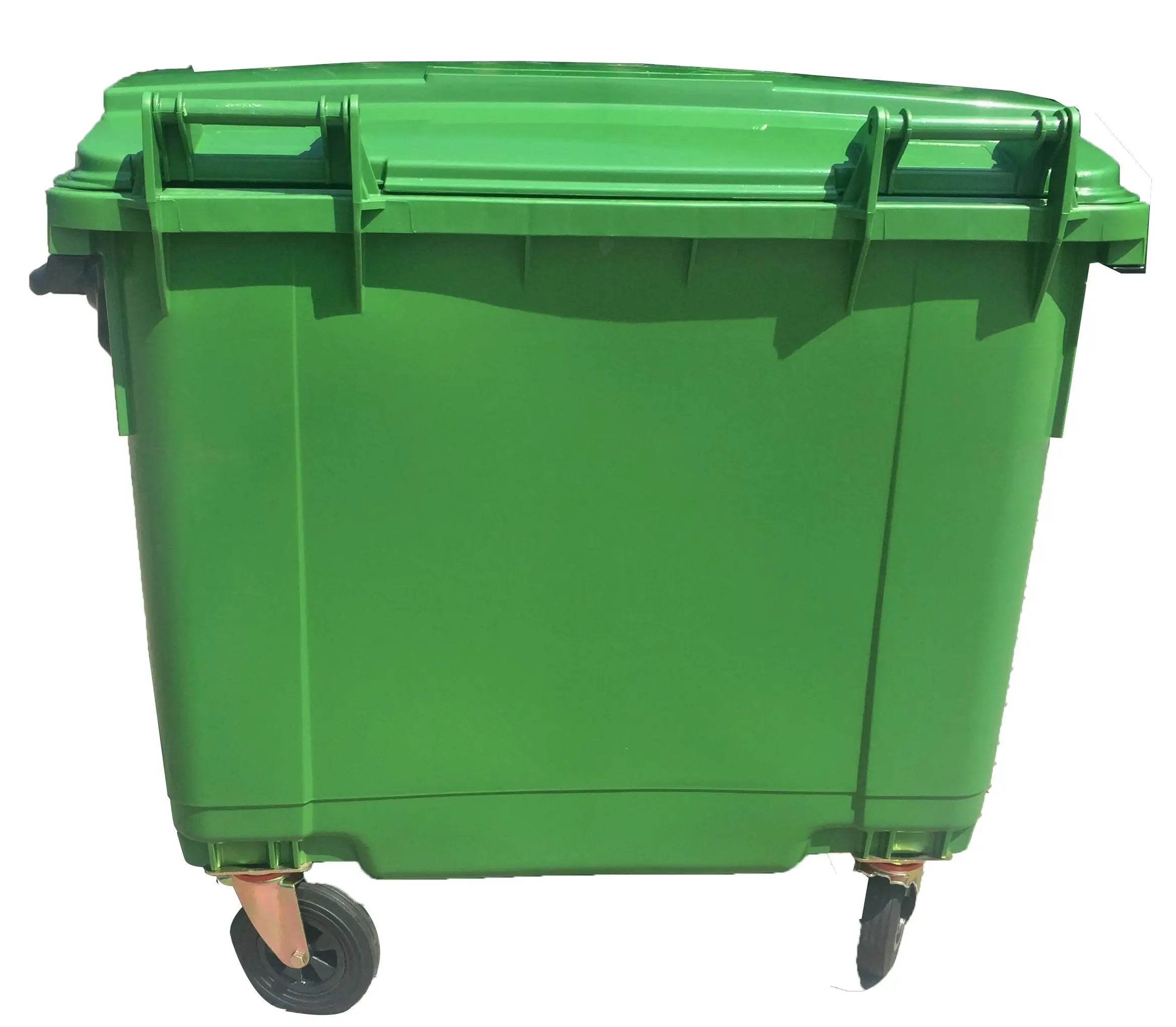 Колесного ящики и аксессуары 660 л пластиковая мусорная корзина 660L мобильный Чана для мусора мусорный ящик