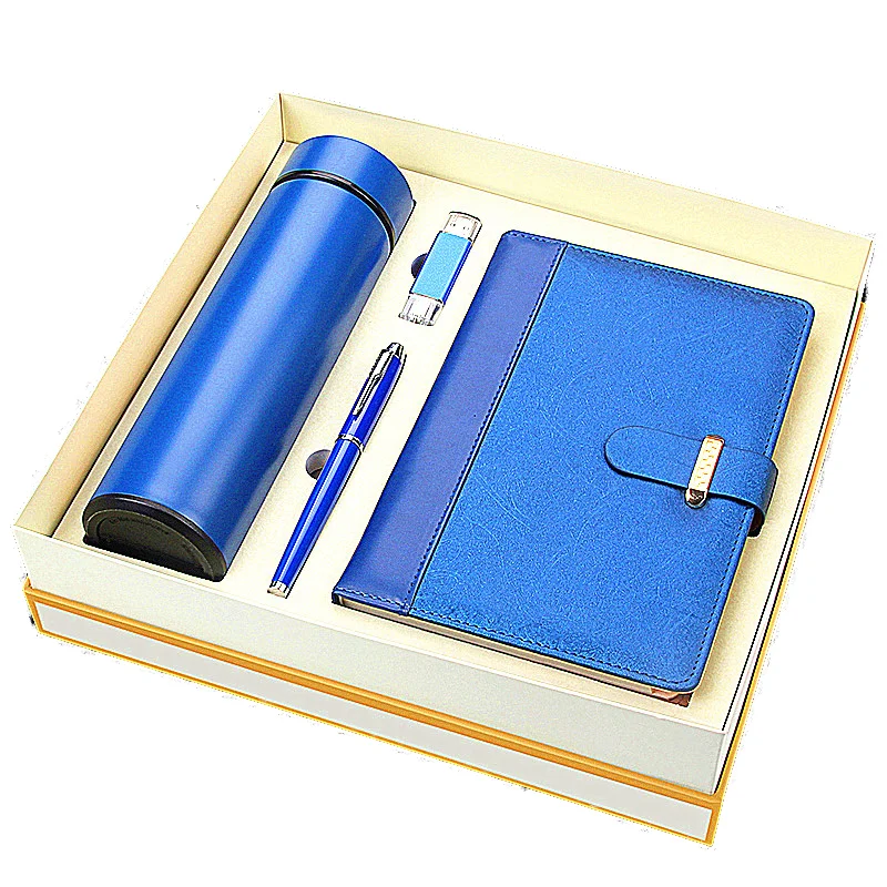 Customized Logo OEM Notebook Pen Latest Gadgets Promotional Novelty Office Business Gifts Customized Diary Valentine Gift Sets
