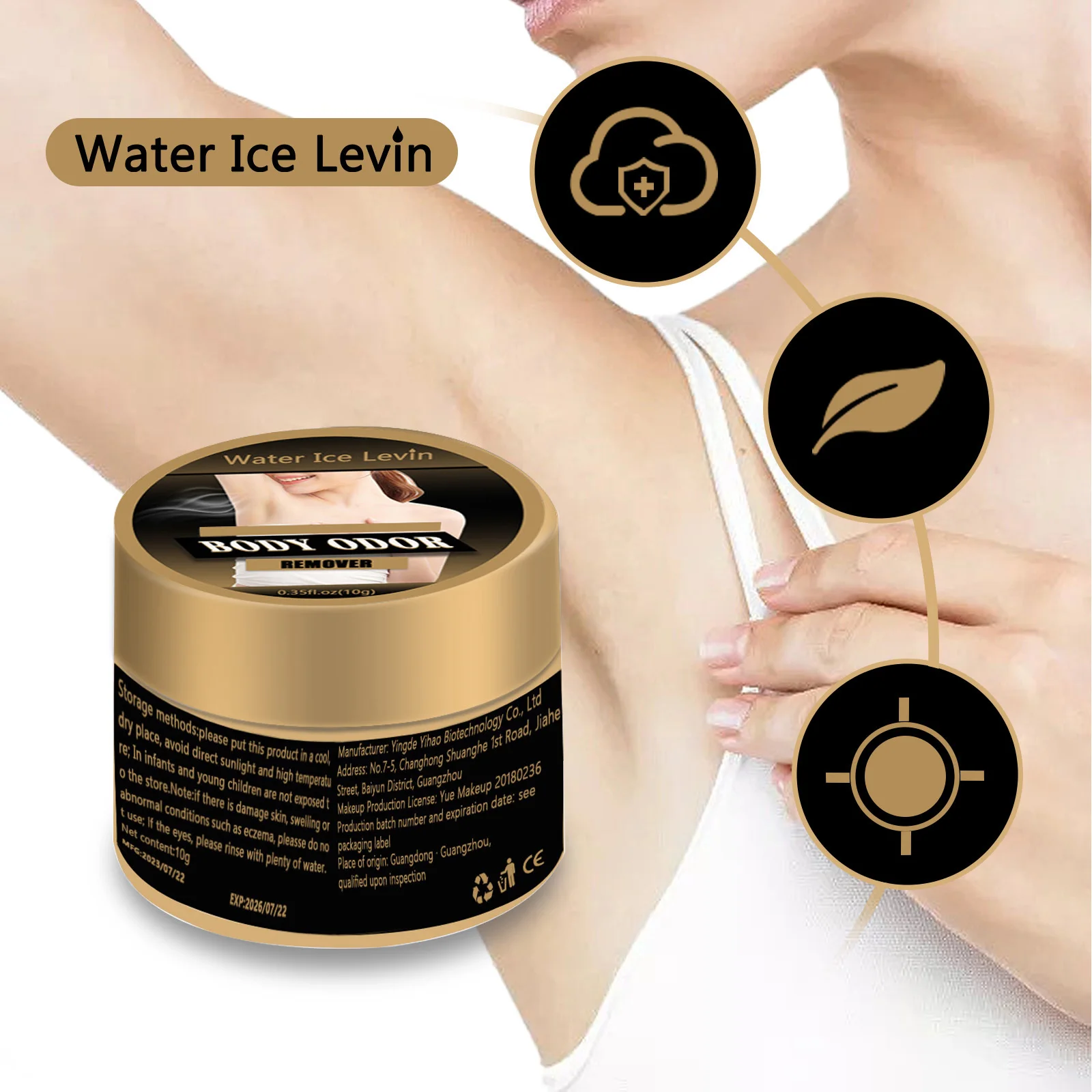 2024 New Body Deodorant Cream Eliminates Sweat And Odor,Professional Underarm Outdoor Buy
