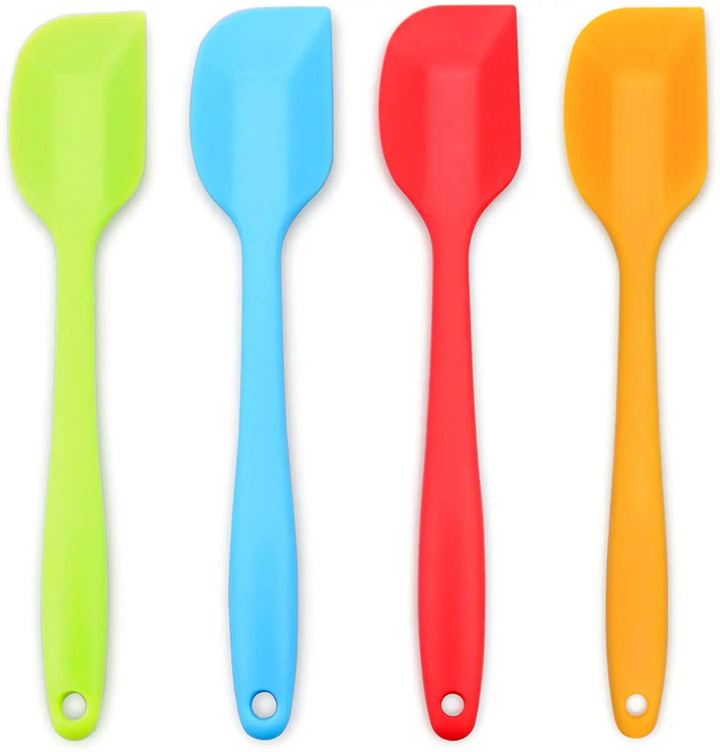 Silicone Spatula - 500f Heat Resistant Seamless Rubber Spatulas