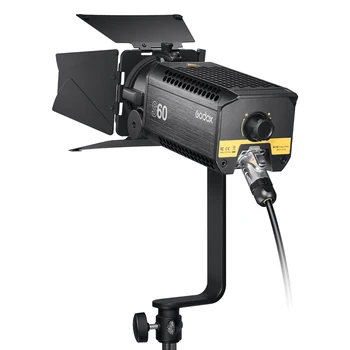 Godox S60 S60-D 60W Focusing Continuous Adjustable LED Photography Spotlight Light With Barn Door for Professional Light detail image