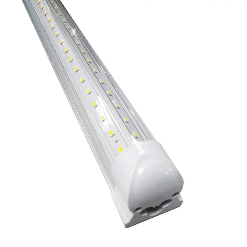 1200 мм 1 2 м 18 Вт 8 футов 6 t8 v-образная светодиодная интегрированная трубка для освещения магазина