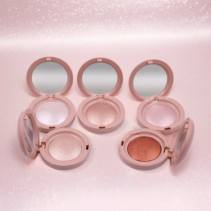 Hot New OEM High Pigmented Glow Skin Face Body Makeup Highlighter Private Label Shimmer Highlighter Palette