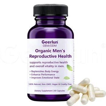 OEM Private Label Organic Vitality Support Capsules Hormone Balance Natural Maca Root Herbal Supplement for Men Health
