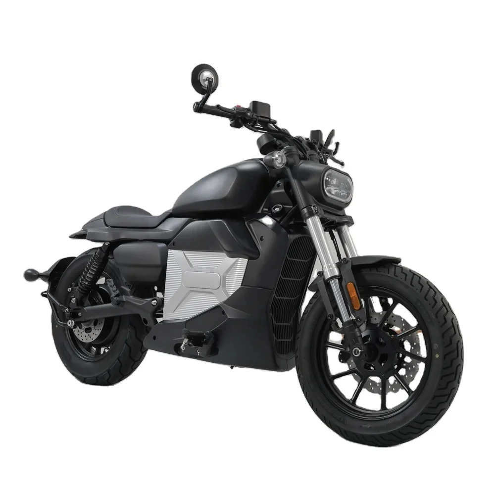 Road Legal EEC COC 16 Inch  Kenda Semi Hot Melt Tire 120KM/H  72v 8000w Adult  Electric Motorcycle