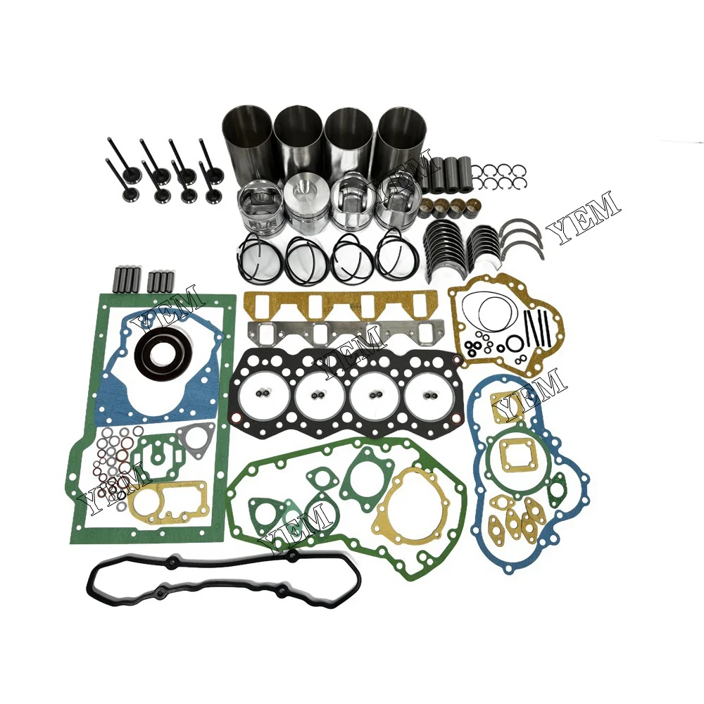 Overhaul Kit With Valves Fit for Mitsubishi S4F Engine 4