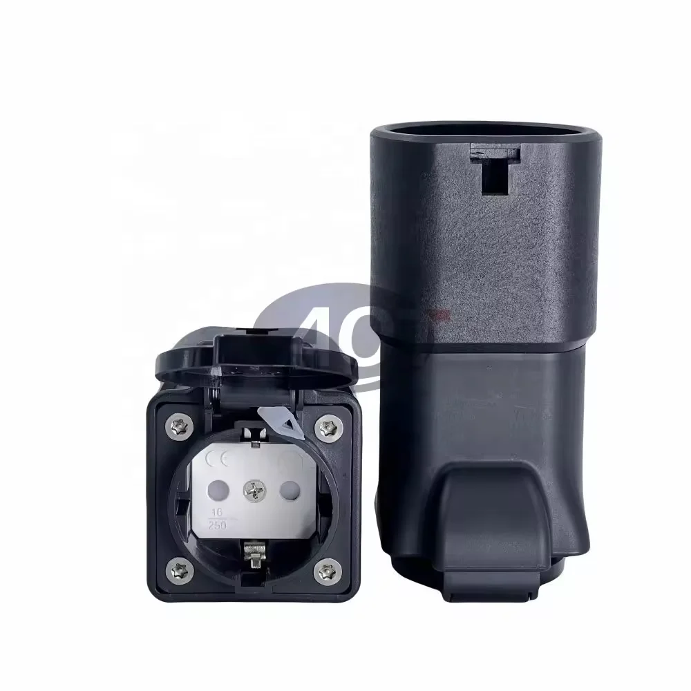 AOTAI KIA V2L Adapter 220V Type2 to Schuko Car Discharger EV Adapter Discharge For KIA with lock on the car