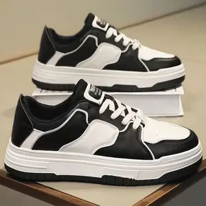 New Styles Men's Sports Shoes Original Wholesale Rubber Sole Male Designer Footwear Fashion Flat Black Man Casual Sneaker Boys