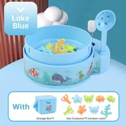 Новая мини-консоль для рыбалки в виде трубы, Ловец игрушек, мини-машина с когтями для детей, микро-фигурка яйца, ручной глаз, рыбалка, водная игра