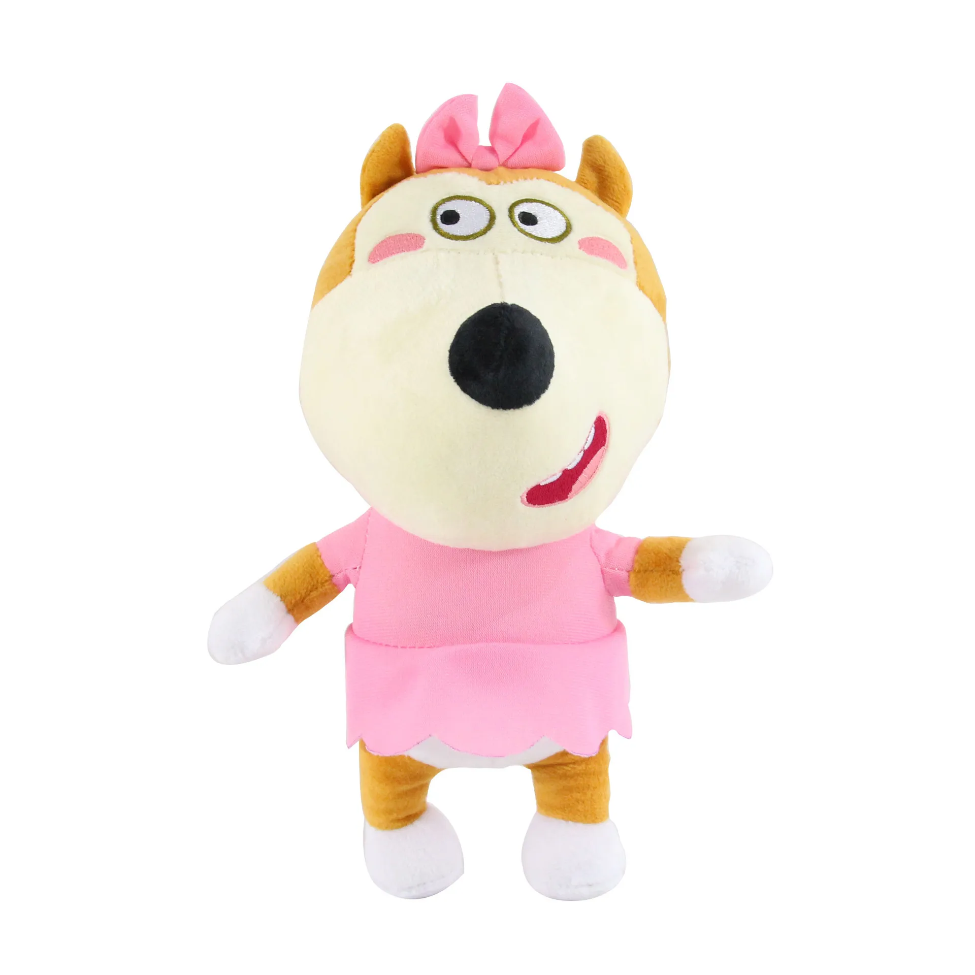 New Wolf 2 pieces Wolfoo Lucy Family plush dolls English animated stuffed  dolls