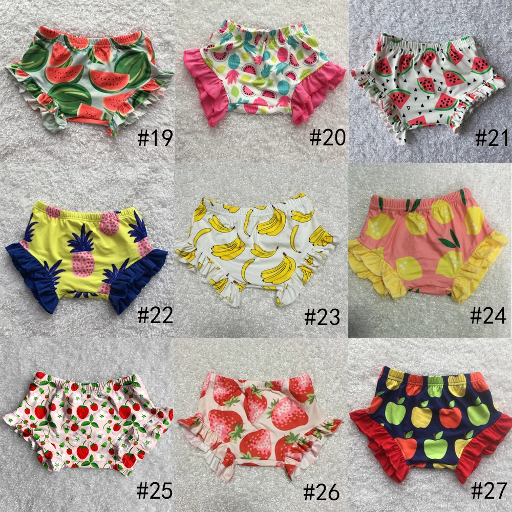 OEM оптовая продажа, бутиковые шорты, детская одежда для маленьких девочек, летние мягкие и удобные шорты с принтом