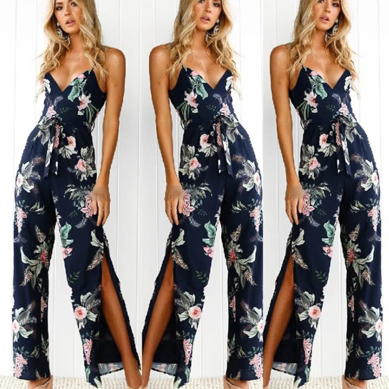 2021 New Arrivals Sexy Casual Female sleeveless jumpsuit women