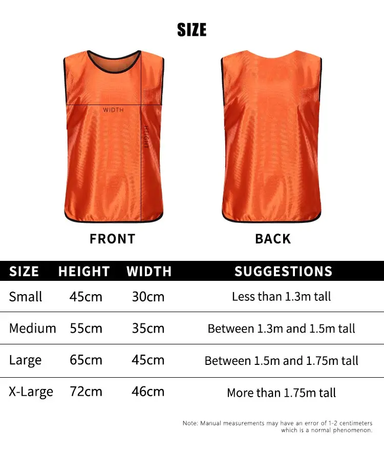 Adults Soccer Pinnies Quick Drying Football Vest Wholesale Cheap 100polyester Sport Bibs Soccer