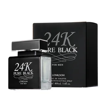 top seller new designer man perfume 24K pure black eau de parfum