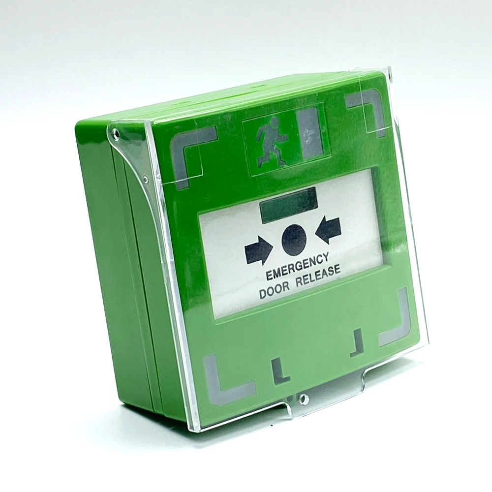 Resettable Green Manual Call Point Resettable Exit Switch Emergency Door Release