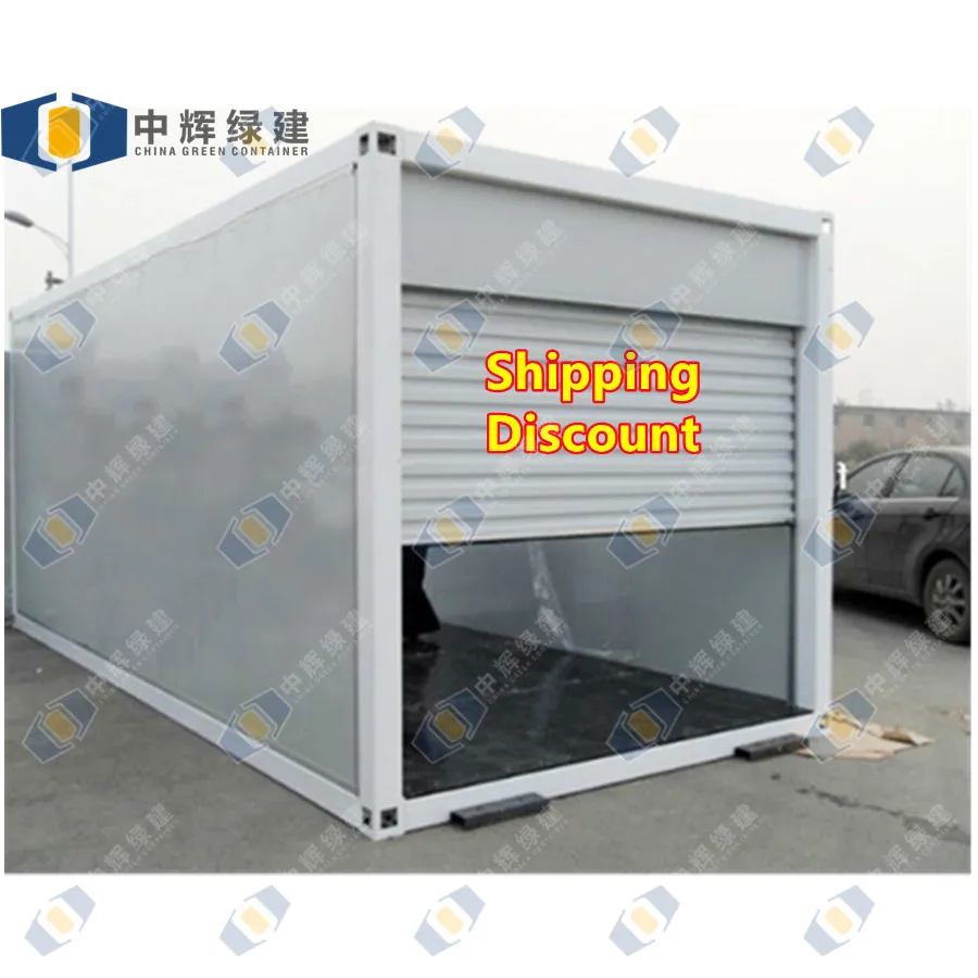 CGCH Prefab Low Cost Construction Mobile Car Garage Container Prefab Garage Carport Kit Build for Sale