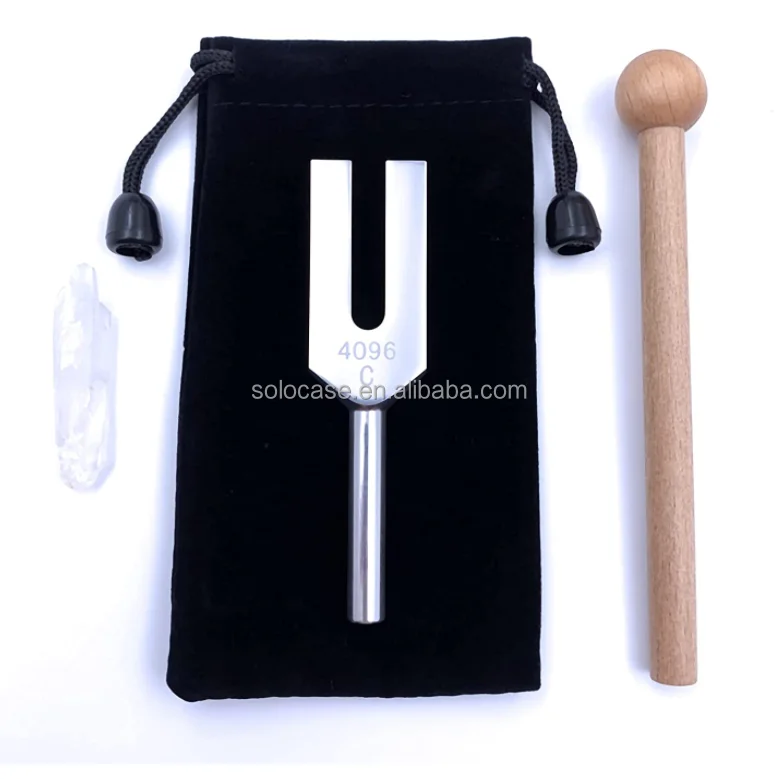 Hz Crystal Tuning Fork Drawstring Storage Bag