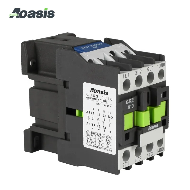 CJX2-1810 3-Pole 3-Phase Contactor - Reliable 230VAC Control