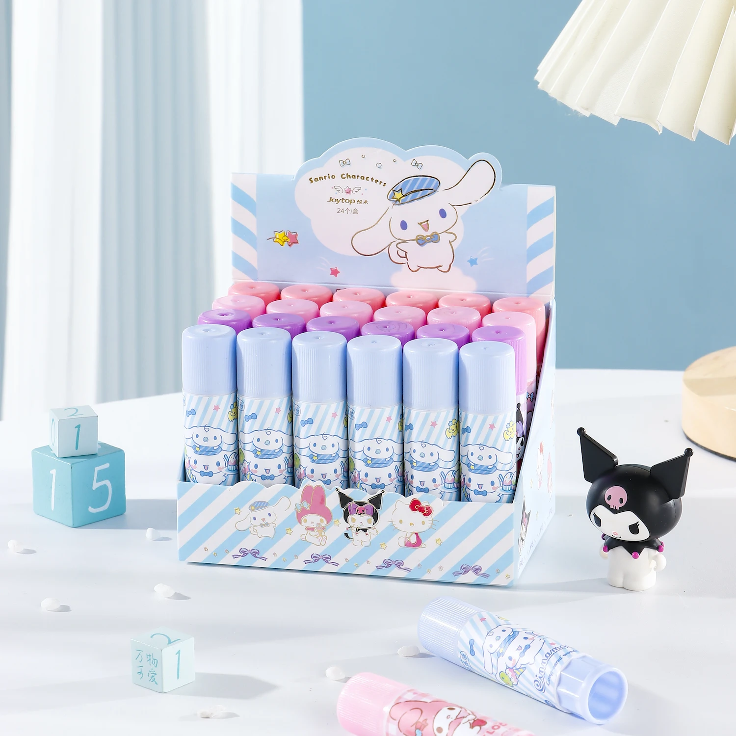 Joytop 000141 оптом Sanrio десертная Вечеринка твердый клей с мультяшным принтом цветной студенческий периферийный офисный