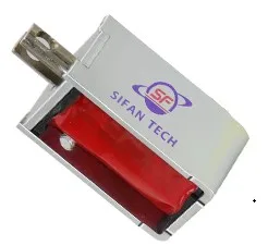 Miniature solenoid actuator DC3V micro push pull latching solenoid lock DC12V 24V bistable double coil long stroke 35mm solenoid