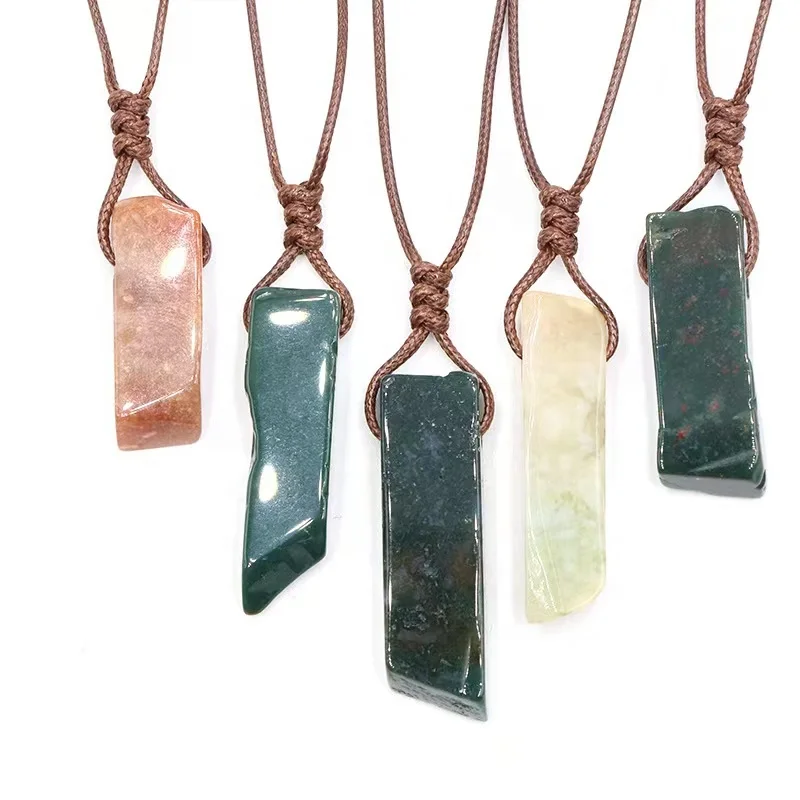 Wholesale Indian Agate Crystal Long 