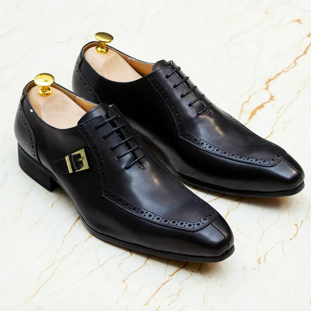 Sh11485a Classic Italian Design Men Luxury Shoes Drop Shipping Dress ...