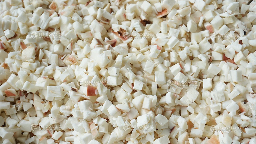Automatic Cassava Starch Production Line Cassava Potato Ginger Washing Peeling Cutting Dicing Drying Machine