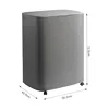 70499W 90L Folding Laundry Basket with Wheels