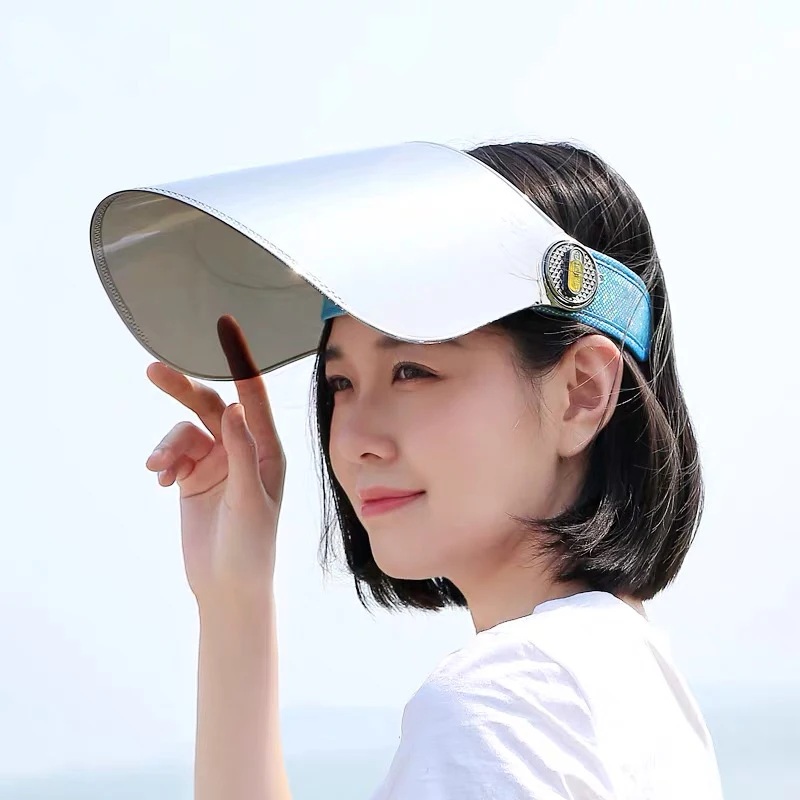 Uv Protection Transparent Visor Hat 2023 Customized Summer UV