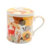 Bone China Lid Cup Autumn No Infuser