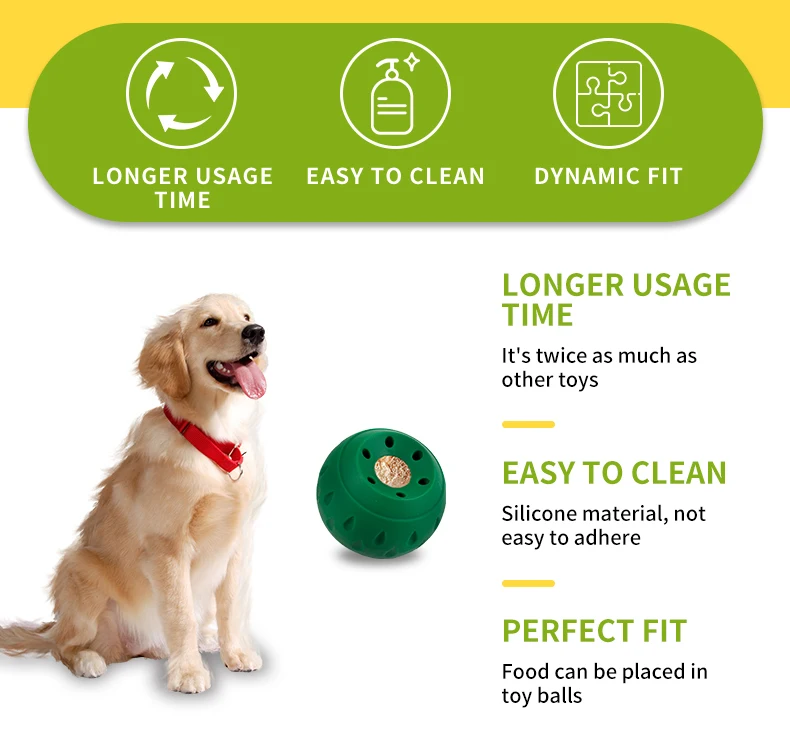 High Quality Woof Pupsicle Rubber Dog Licking Ball Toy Pet Interactive