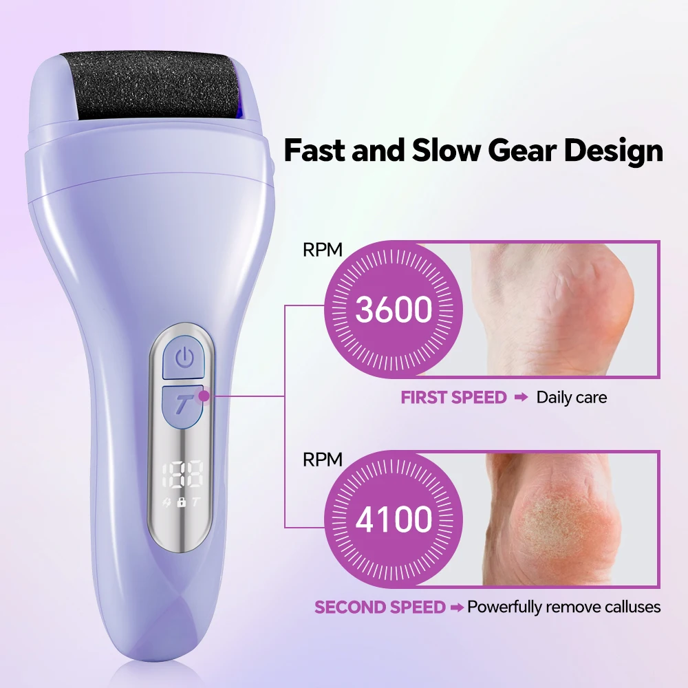 USB Charging Electric Callus Eliminator Foot Repair Device with Heel Removing Feature Skin Grinder Stone Callus Remover supplier