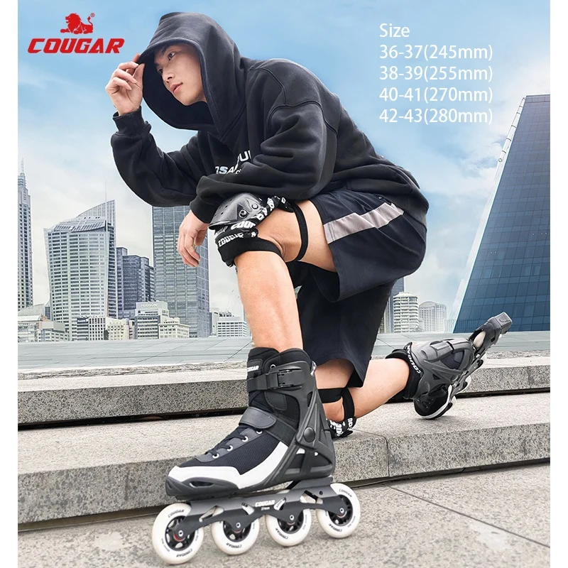 MZS109工場ソフトブーツシェルスケートCOUGARカスタムローラースケート