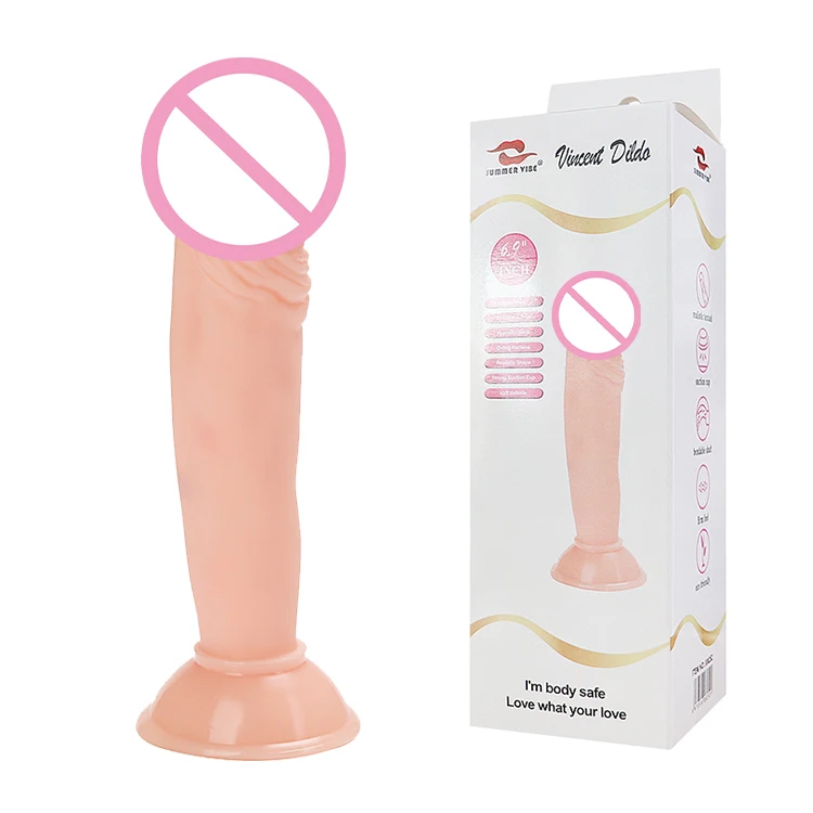 Phthalate free PVC Penis Masturbator Female Sex Toy for Women Dick