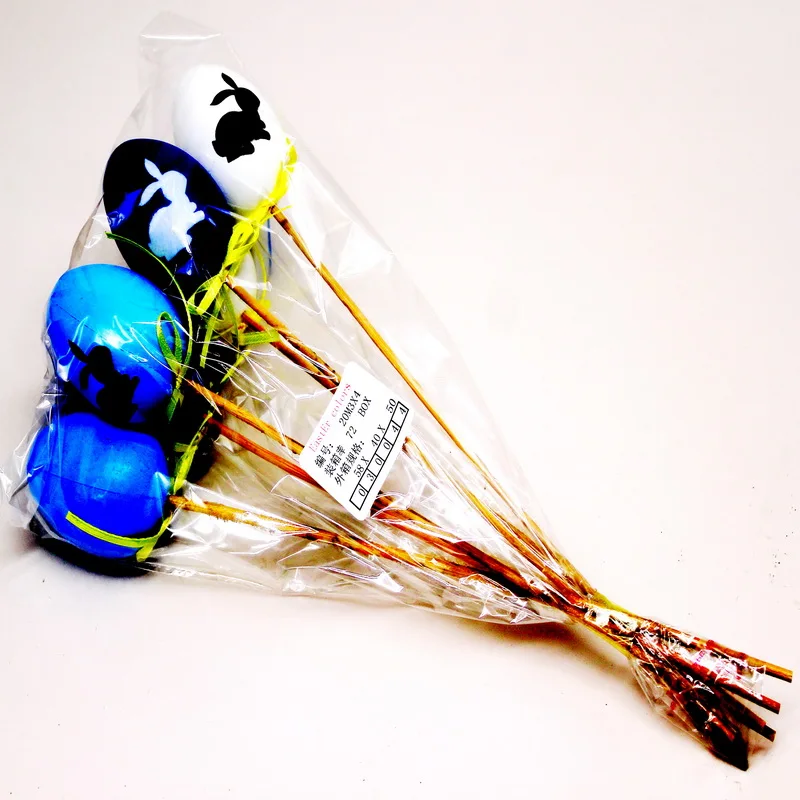 paint plastic easter eggs for gift