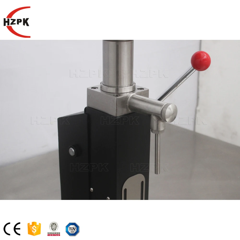 Hzpk A03 Manual Small Volume Piston Essential Oil Cosmetics Lotion Cream Bottle Paste Liquid Filling Machine 50ml