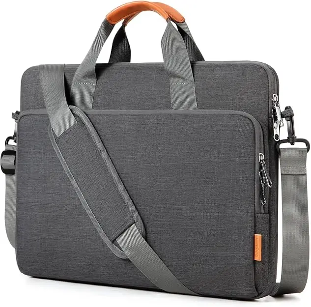 product laptop computer pc shoulder bag carrying case water repellent fabric briefcase toploader oem odm-31