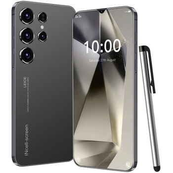 2025 New Arrival Hot S25 Ultra 5G Smartphone S24 Ultra Global Version 4K LED Smart Multilingual LTE Cellular 108MP Rear
