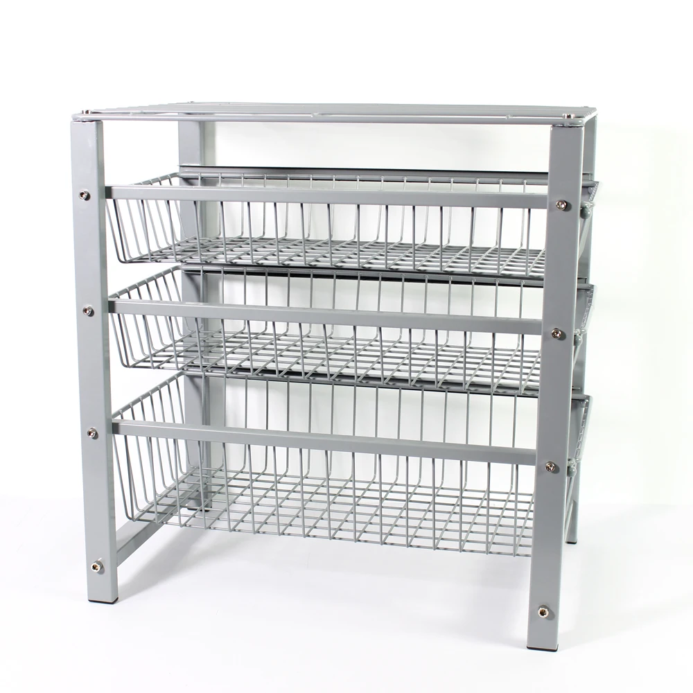 Simple Houseware Stackable Can Rack Organizer Assembly 