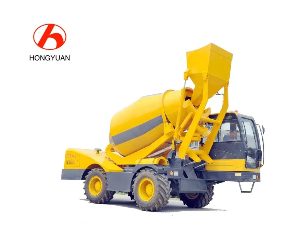 Free Shipping 4m3 Self-loading Concrete Mixer Truck China Brand Concrete Mixer Machine with 4m3
