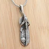 Silver pendant with a 3.0*60cm square pearl chain