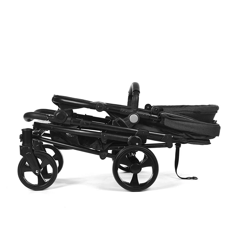 
Лидер продаж, роскошная Складная коляска с золотым хромом, 3 в 1 