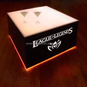 Colorful Cool bar Furniture/ Nightclub/ KTV/ Night Club/led Cube Table Wholesale Square Lounge Furniture