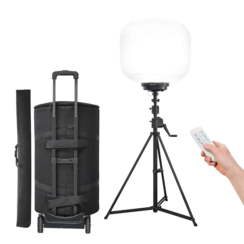 Lightweight LED Balloon Light with AC90-305V Input Voltage and 5-Year Warranty for Outdoor Construction Lighting