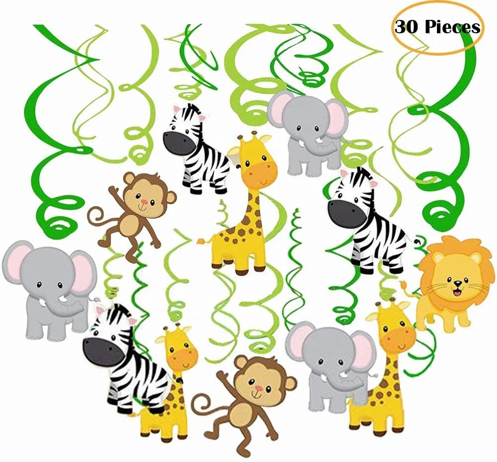 Grosir 30pcs Tas Hewan Hutan Gantung Swirl Dekorasi Untuk Mainan Anak Tema Ulang Tahun Baby Shower Pesta Festival Buy Hewan Tema Dekorasi Gantung Swirl Dekorasi Tema Dekorasi Product On Alibaba Com