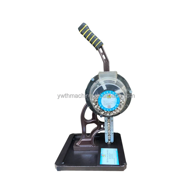 Портативный полуавтоматический штамповочный пресс для пробивки проушин рекламной ткани